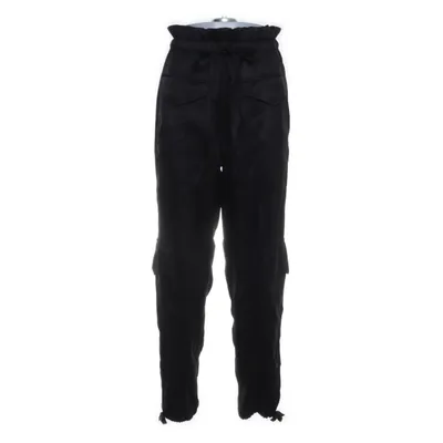 Cargo broek (Zwart) van Ganni Cupro, Viscose