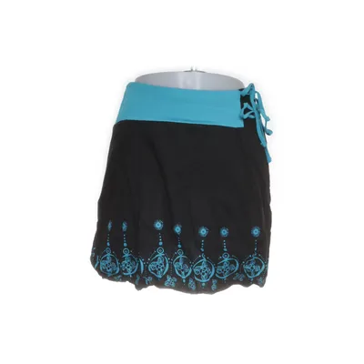 Kjol (Svart, Blå) från Coline Bomull, Elastan