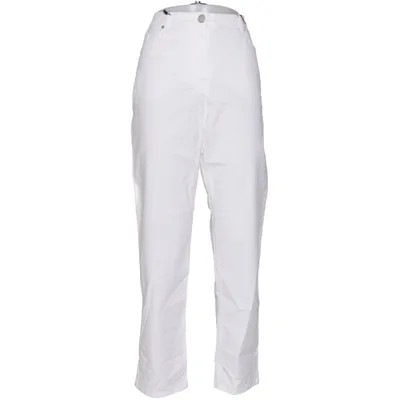 Jeans (Vit) från Stark Bomull, Elastan