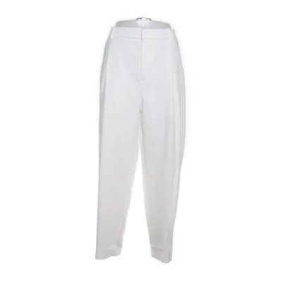 Kostuumbroek (Wit) van Zara Polyester, Viscose