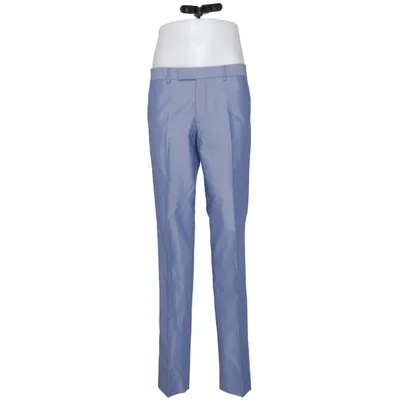 Suit pants (Blue) from Zara Man Cotton, Polyester