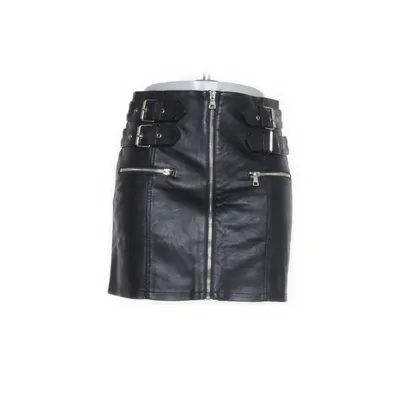 Nederdel (Sort) fra Topshop Petite Bomuld, Polyester, Polyurethan, Viscose