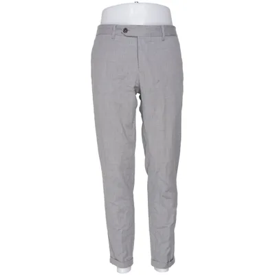Chinos (Grijs) van Santaniello Elastaan, Wol