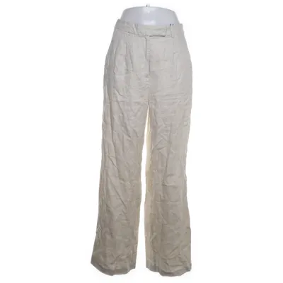 Hose (Beige) von NA-KD Leinen, Polyester, Baumwolle