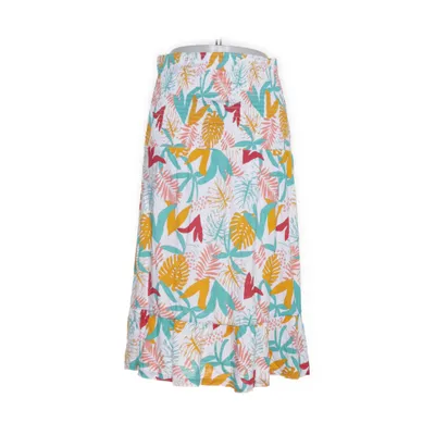 Jupe longue (Blanc, Multicolore) de Up 2 Fashion Coton, Viscose