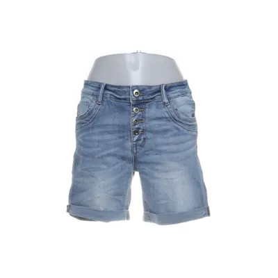 Denim shorts (Blauw) van Lexxury Katoen, Elastaan, Polyester, Viscose