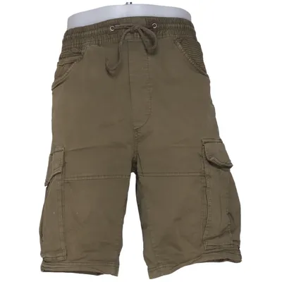 Cargo shorts (Groen) van L.O.G.G by H&M Katoen, Elastaan