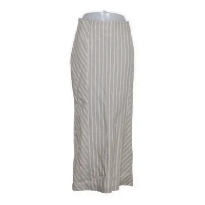 Jupe longue (Beige, Blanc) de Gössl Coton, Lin, Viscose