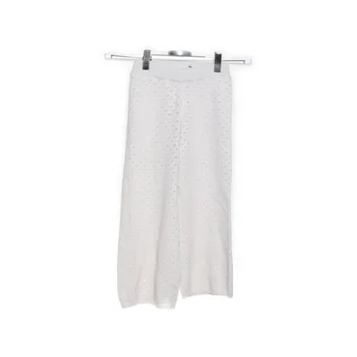 Pants (White) from Zara Viscose