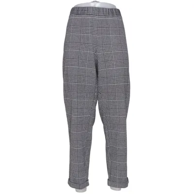 Byxor (Grå, Vit) från Thea Polyester, Viskos