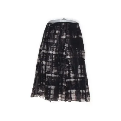 Rok (Zwart, Wit, Meerkleurig) van René Lezard Cupro, Polyester, Zijde