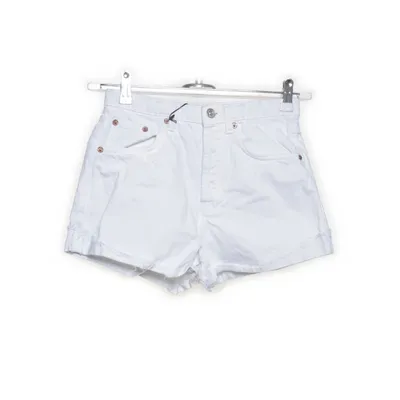 Short en jean (Blanc) de Zara Coton