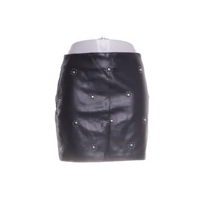 Jupe (Noir) de Mango Polyester, Polyuréthane