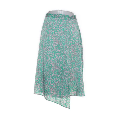 Slå om-nederdel (Grøn, Pink, Flerfarvet) fra Miss Selfridge Petites Polyester