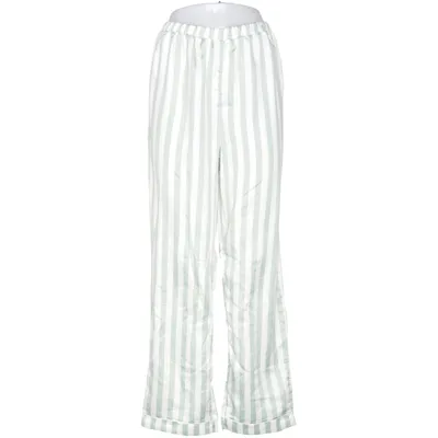 Pyjamahose (Grün, Weiß) von Loungeable Polyester