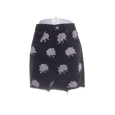 Denim skirt (Black) from Liquor N Poker Cotton