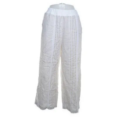 Palazzo pants (White, Beige) from Marta Cotton, Linen, Polyester