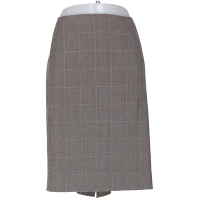 Pencil skirt (Brown) from Shann by Pola Polyester, Viscose