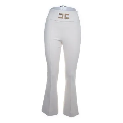 Palazzo broek (Beige) van Elisabetta Franchi Elastaan, Polyester