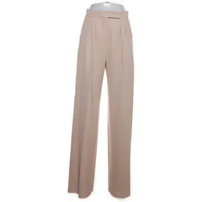 Pantalon patte d'éléphant (Beige) de MaxMara Laine