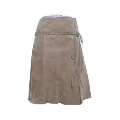 Leren rok (Beige) van Zoul