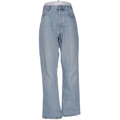 Spijkerbroek (Space Relaxed Straight Jeans) van Weekday Katoen