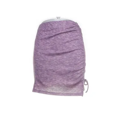 Skirt (Purple) from Mango Elastane, Polyester