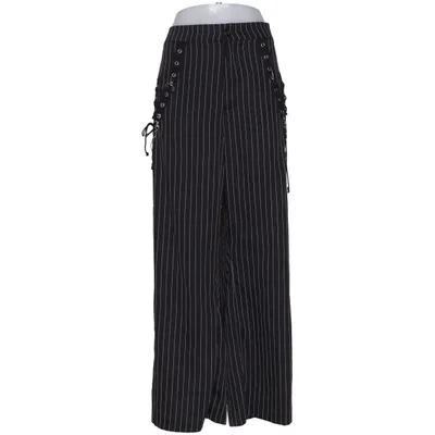 Pantalon (Noir, Blanc) de Romwe Élasthane, Polyester