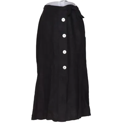 Maxi nederdel (Sort) fra MaxMara Linned
