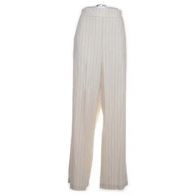 Hose (Beige, Schwarz) von Studio Untold Baumwolle, Polyester, Viskose