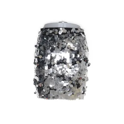 Rok (Zilver, Zwart) van Bik Bok Elastaan, Gerecycled polyester