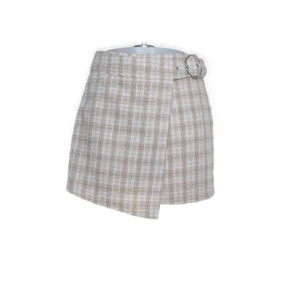 Skort (Beige, Wit) van Amisu Acryl, Polyester