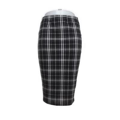Skirt (Black, White) from Shein Polyester, Elastane