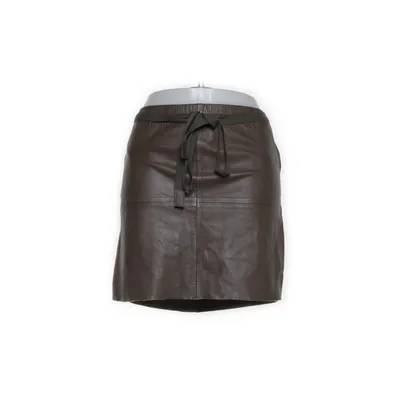 Läderkjol (Brun) från Humanoid Bomull, Skinn