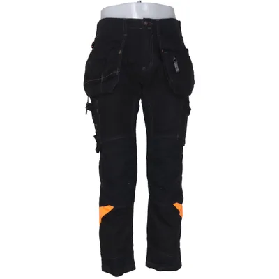 Work pants (Black, Orange) from Björnkläder Cotton, Elastane, Polyamide, Polyester
