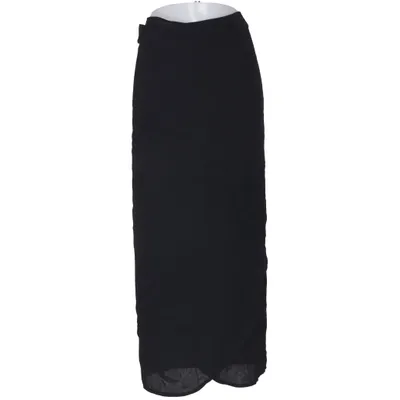 Jupe portefeuille (Noir) de Louise Béen Acétate, Viscose