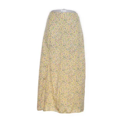 Maxi skirt (Yellow, Multicolored) from Shein Polyester