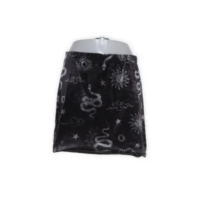 Kjol (Svart, Grå) från Romwe