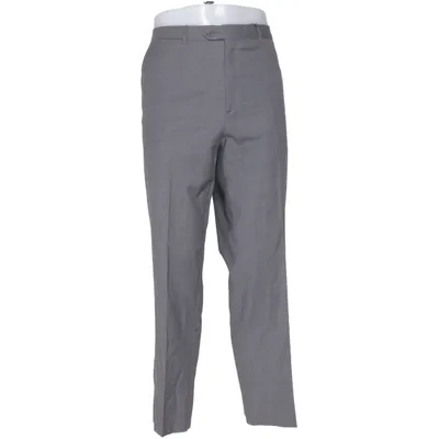 Kostuumbroek (Grijs) van David Saddler Viscose, Wol