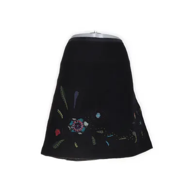 Nederdel (Sort, Flerfarvet) fra Desigual Polyester, Viscose, Uld