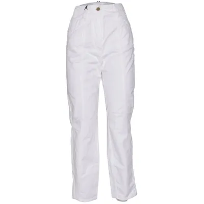 Spijkerbroek (Wit) van Alberta Ferretti Katoen