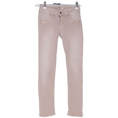 Jean (Beige) de Met Coton, Élasthane
