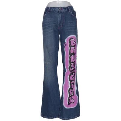 Jeans (Blue, Pink) from Jaded London Cotton