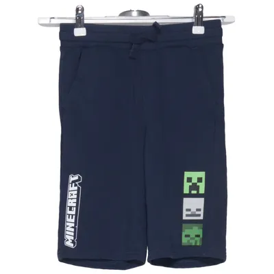 Short de jogging (Bleu) de Minecraft Coton, Polyester
