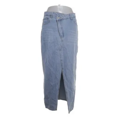 Jeanskjol (Blå) från Dazy Bomull, Polyester, Viskos