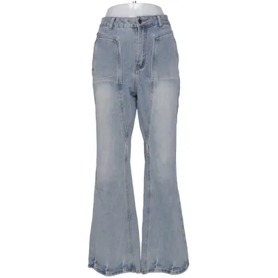Jeans (Blå) fra Romwe Bomuld, Polyester, Viscose