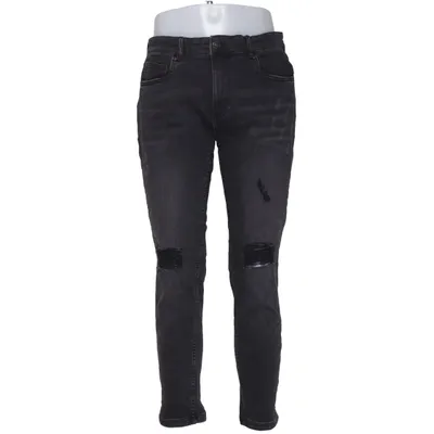 Spijkerbroek (Distressed) van SikSilk Katoen, Elastaan