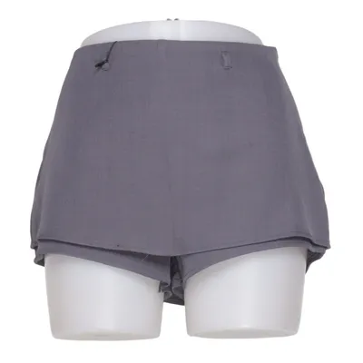 Skort (Gray) from Shein Elastane, Polyester