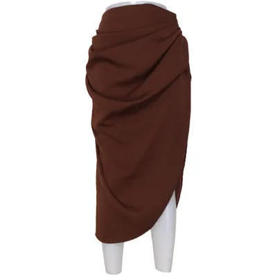 Skirt (Brown) from PrettyLittleThing Elastane, Polyester