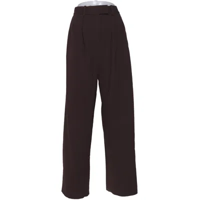 Stoffhose (Braun) von Arket Elasthan, Polyester, Wolle